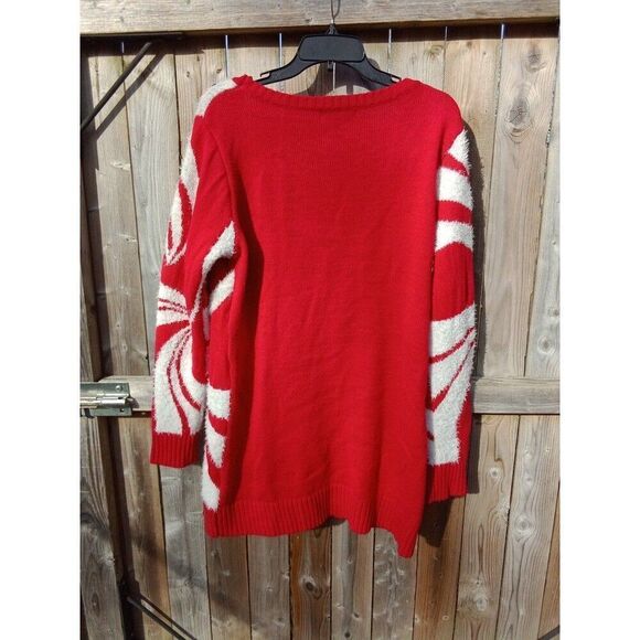 Ugly Christmas Sweater Gingerbread Man by 33 degrees Size Large Sequins Gems - Picture 6 of 9